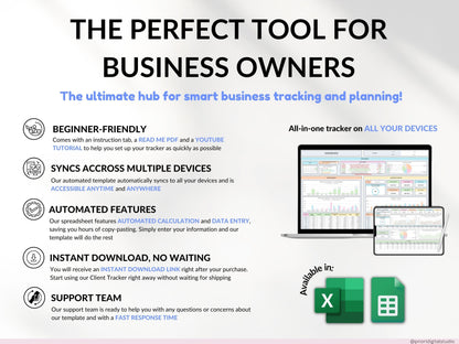 All-in-One Service Business Tracker