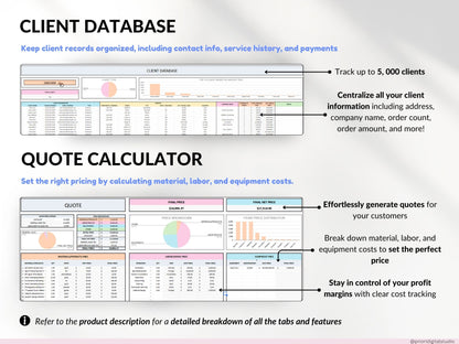 All-in-One Service Business Tracker