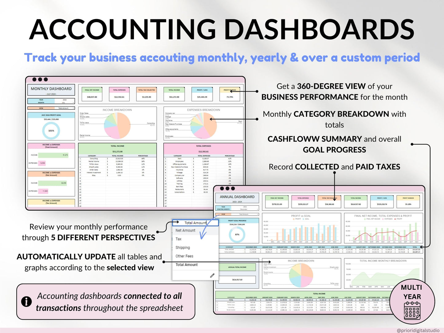 All-in-One Service Business Tracker