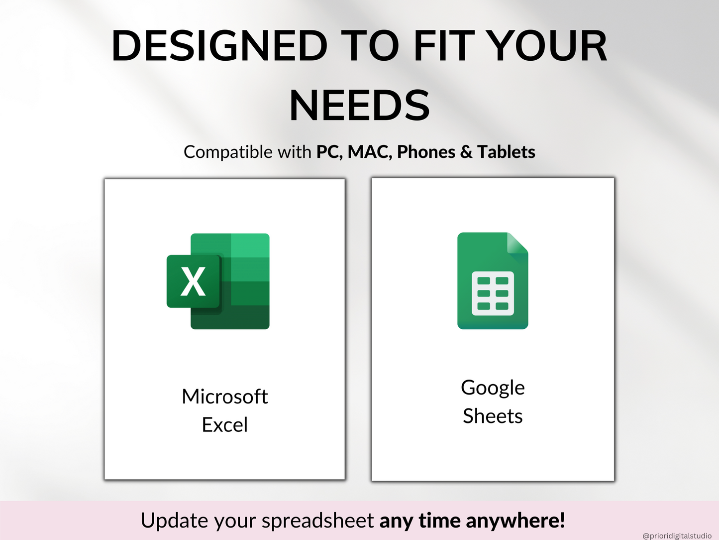 Finished Products Small Business Tracker