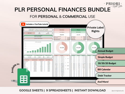 PLR Personal Finances Bundle