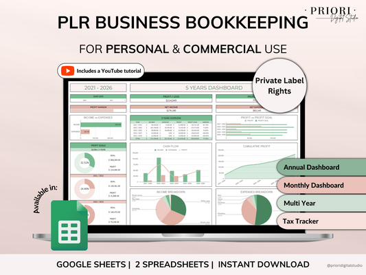 PLR Business Bookkeeping