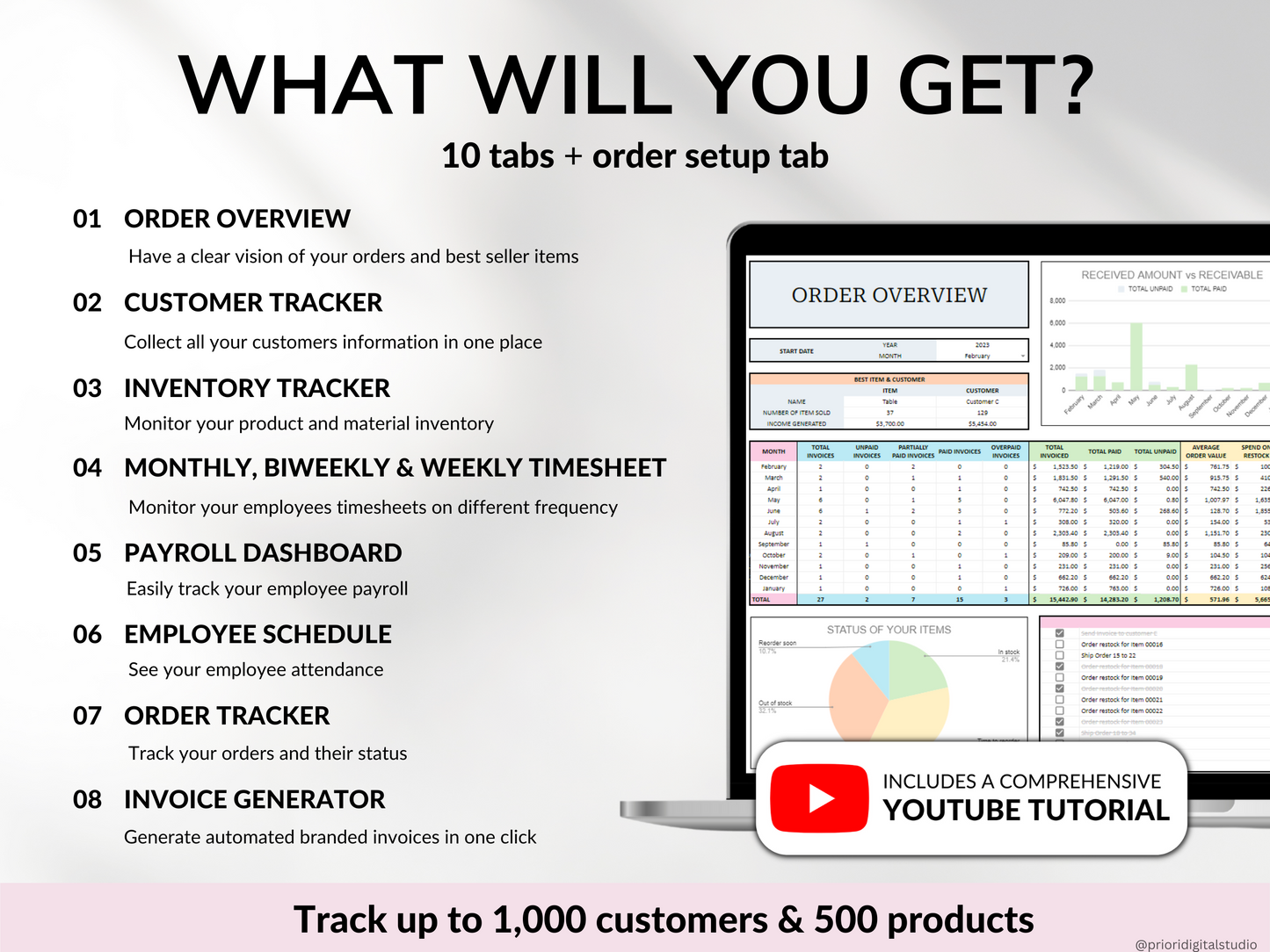 Service Based Small Business Tracker