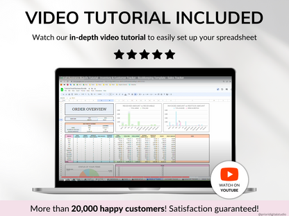 Finished Products Small Business Tracker